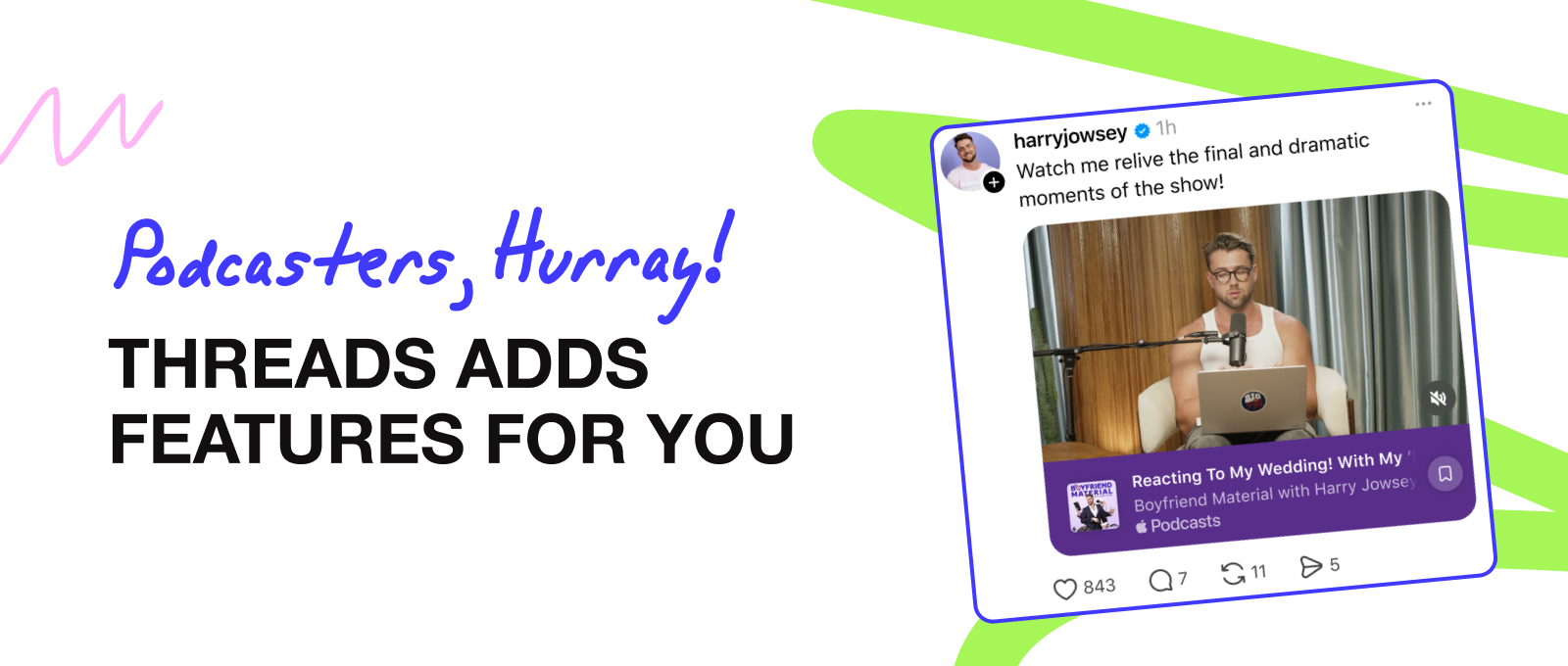 Podcasters, Hurray! Threads Adds Features for You