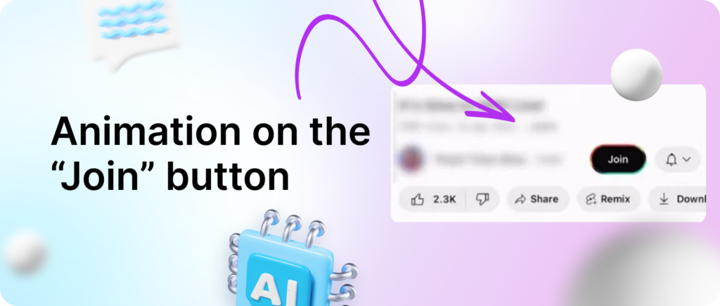 animación en el botón Únete