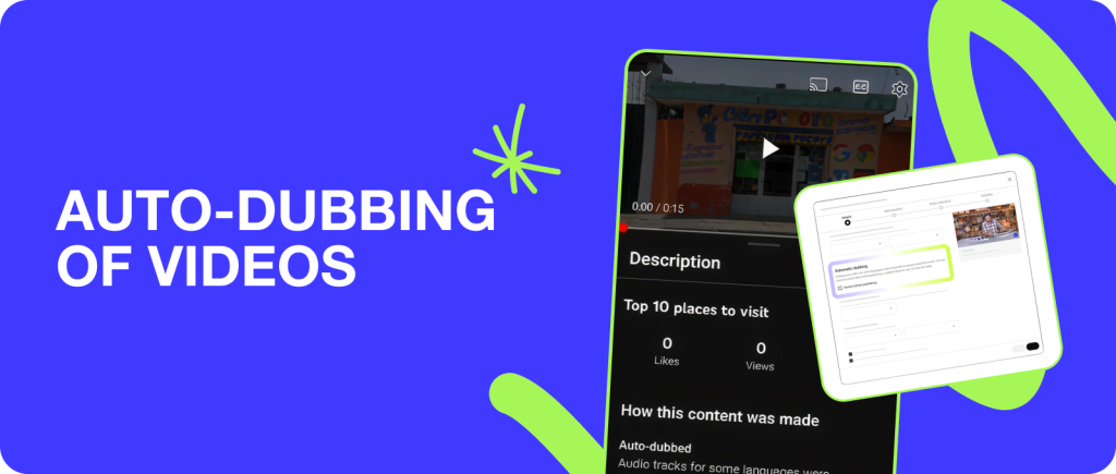 Doblaje automático de videos