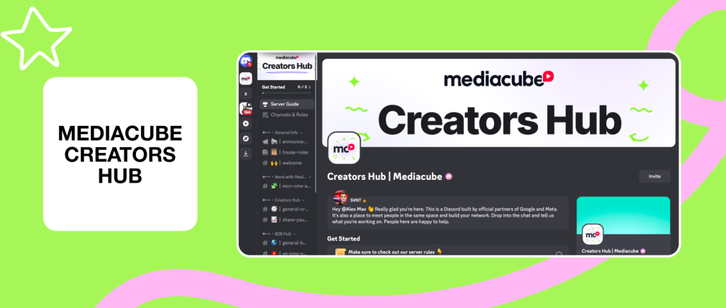 Mediacube Creators Hub