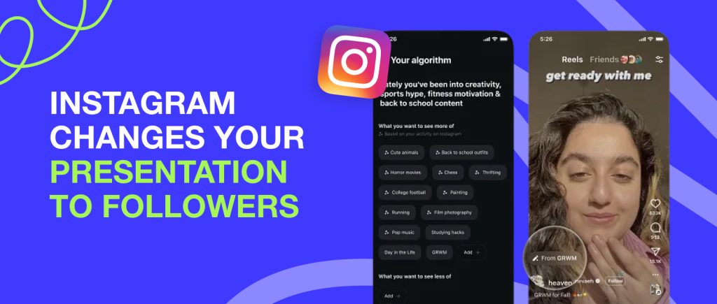 Cambios de Instagram en cómo puedes presentarte a tus seguidores