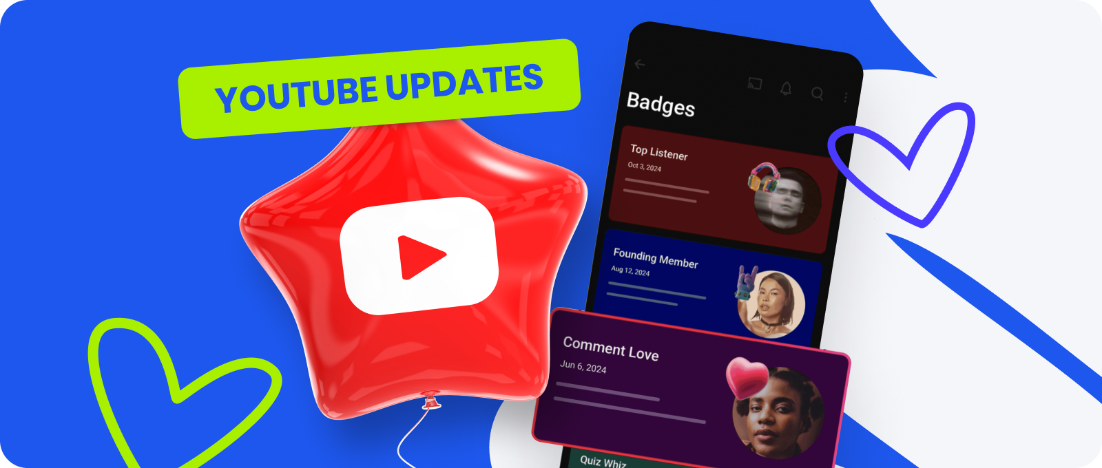 Atualizações do YouTube