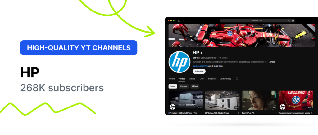 HP YouTube