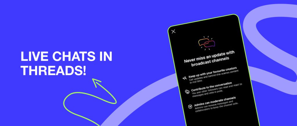 Chats ao Vivo no Threads!