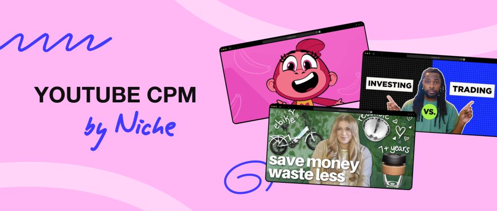 CPM promedio de YouTube por nicho