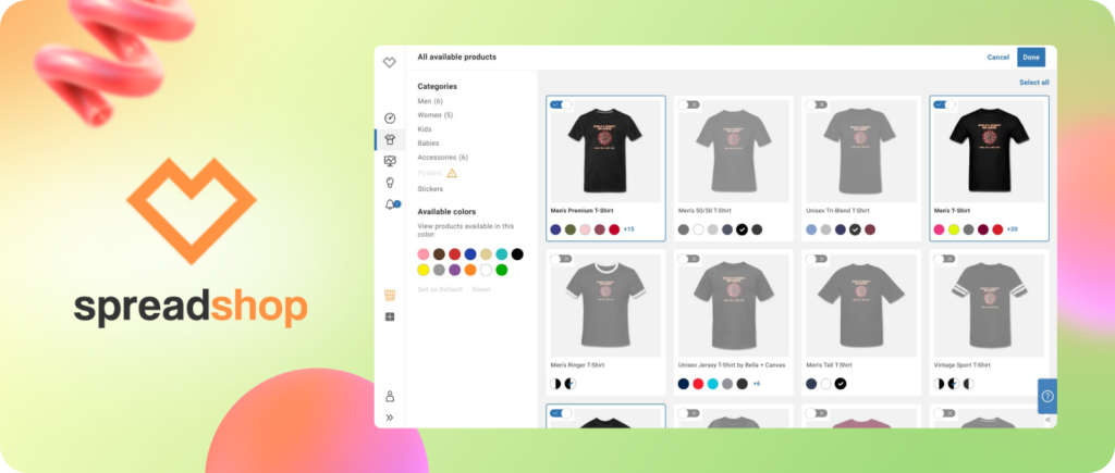 Spreadshop