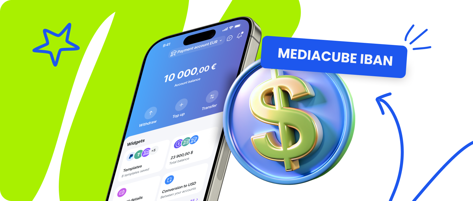 IBAN de Mediacube