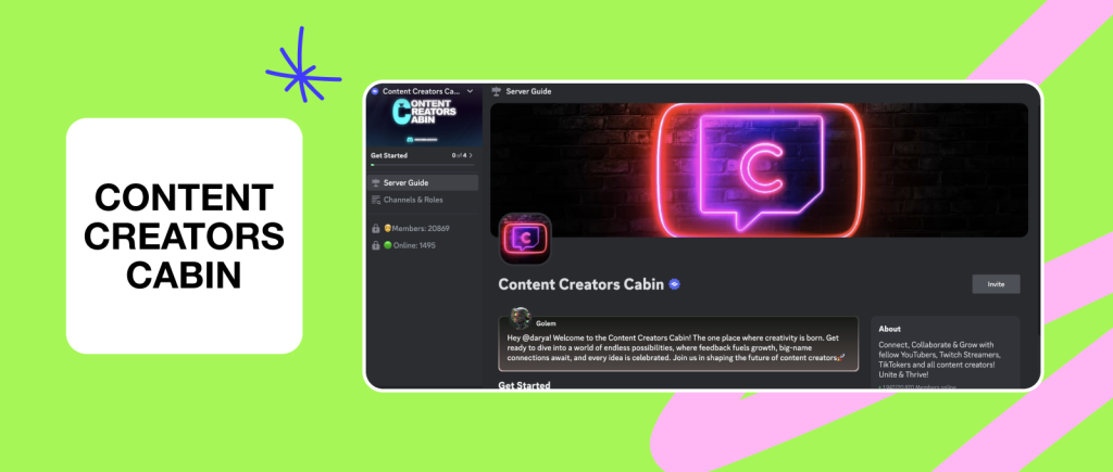 Cabaña de Creadores de Contenido