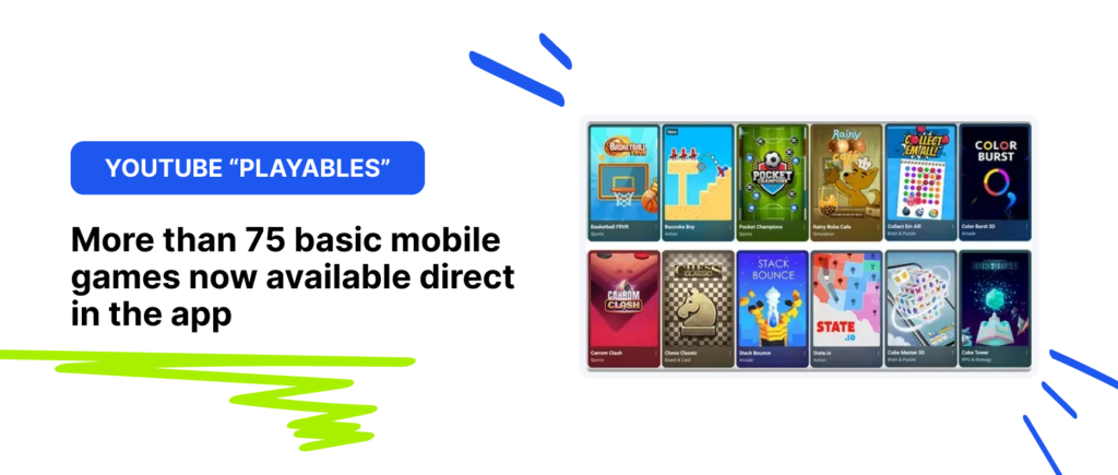 YouTube está probando juegos multijugador