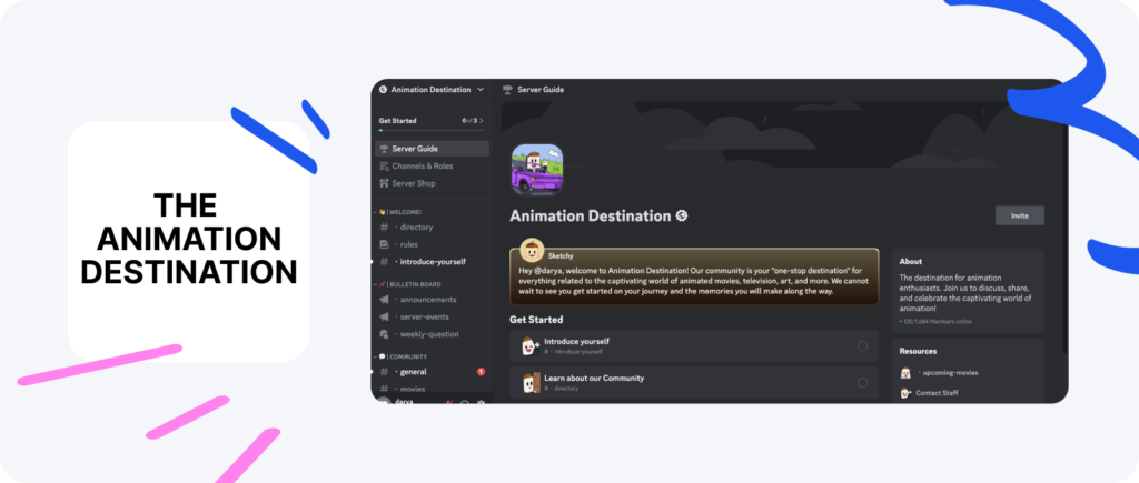 The Animation Destination in Discord