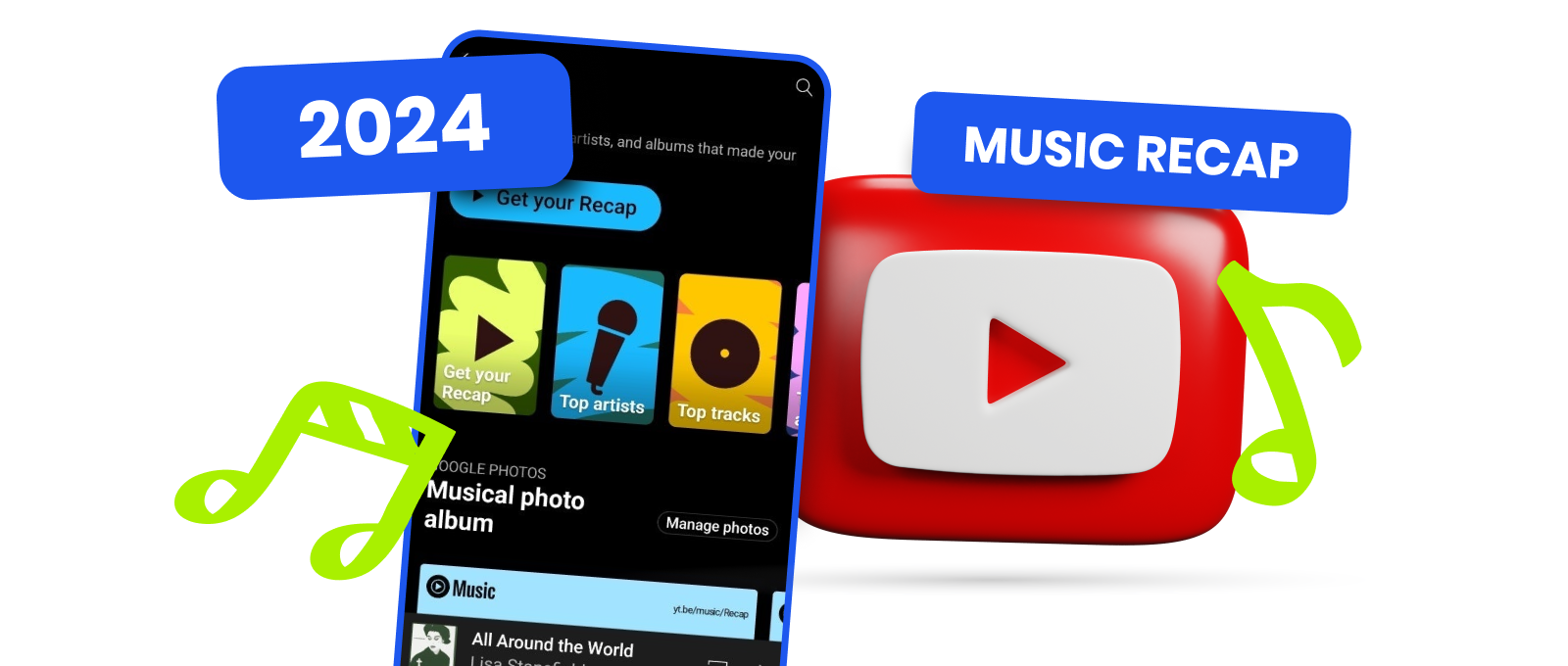 YouTube Launches Personalized 2024 Recap for Music